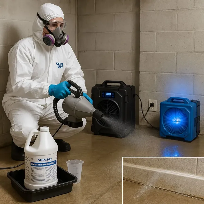 Sanitization and Odor Removal process in Tukwila, WA